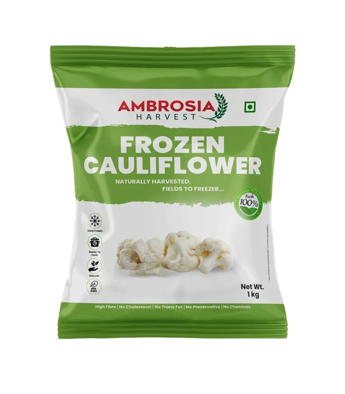Ambrosia Harvest’s Frozen Cauliflower 1kgNet Wt.